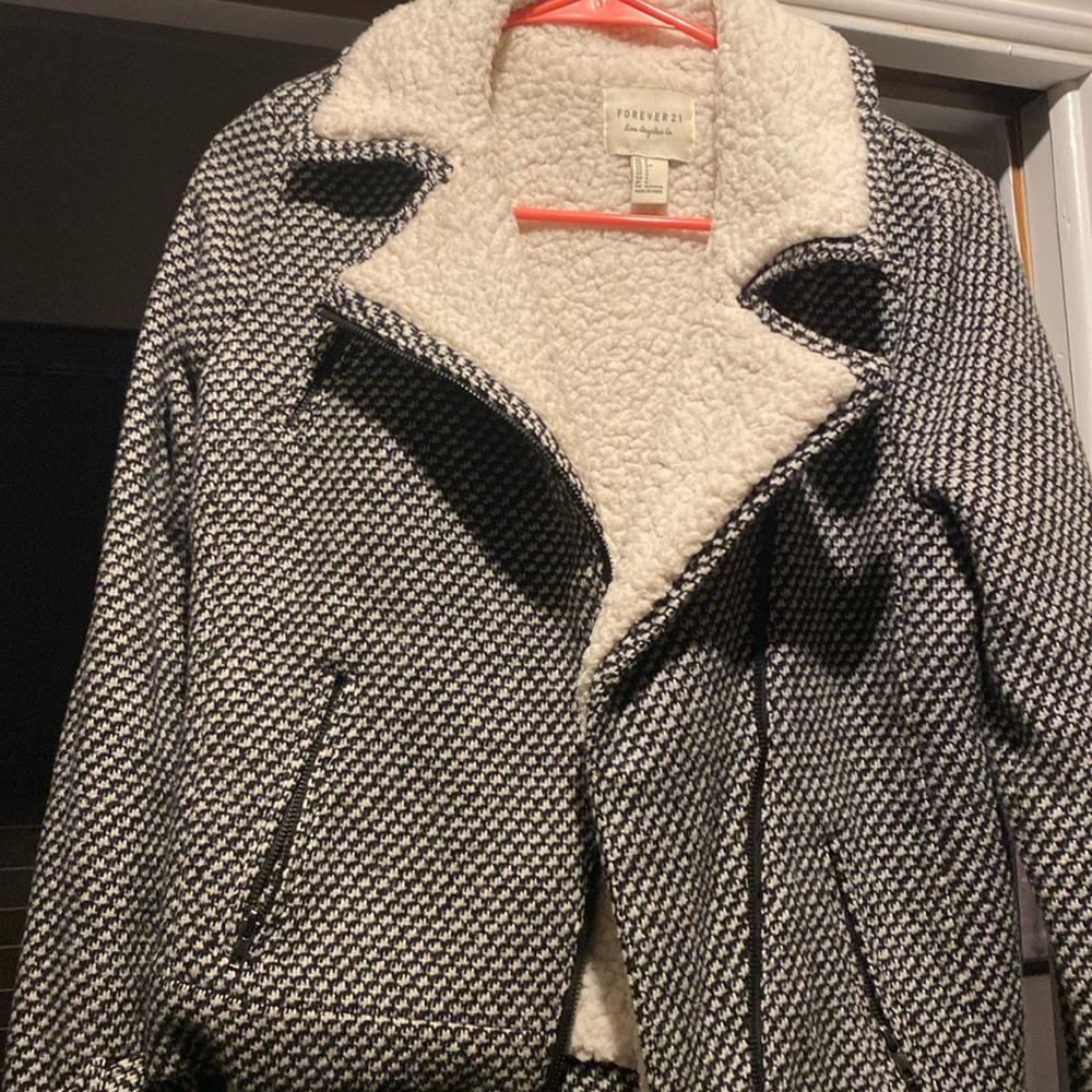 Black and white Jacket